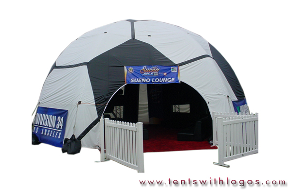 Inflatable Dome Tent - Univision 34 Sueño Lounge